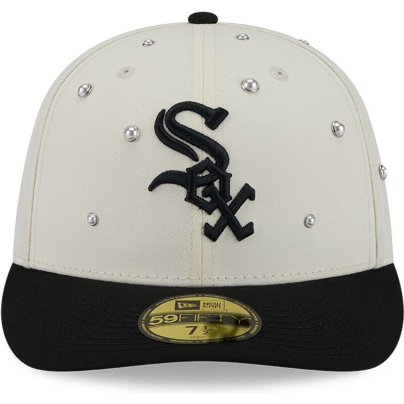 casquette-courbee-beige-et-noire-ajustee-59fifty-beads-na-lifestyle-f1-chicago-white-sox-mlb-new-era casquette-courbee-beige-et-noire-ajustee-59fifty-beads-na-lifestyle-f1-chicago-white-sox-mlb-new-era
