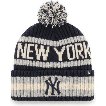 Mützen bommel marineblau Bering Cuff Knit der New York Yankees MLB von 47 Brand