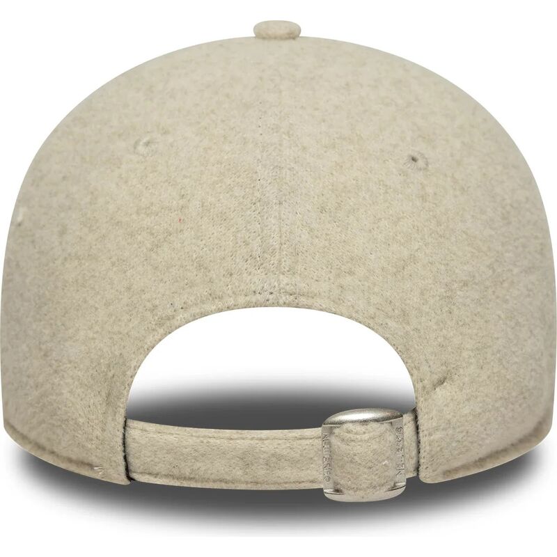 mutzen-gebogen-beige-verstellbares-band-9twenty-a-frame-melton-luxe-der-new-york-yankees-mlb-von-new-era