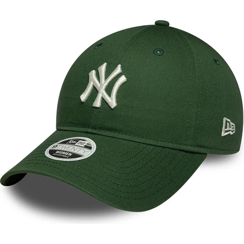 mutzen-gebogen-grun-verstellbares-band-9twenty-league-essential-midi-der-new-york-yankees-mlb-von-new-era
