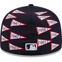 casquette-plate-bleue-marine-ajustee-59fifty-spike-lee-flags-new-york-yankees-mlb-new-era