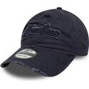 mutzen-gebogen-marineblau-verstellbares-band-9twenty-distress-wordmark-der-new-york-yankees-mlb-von-new-era