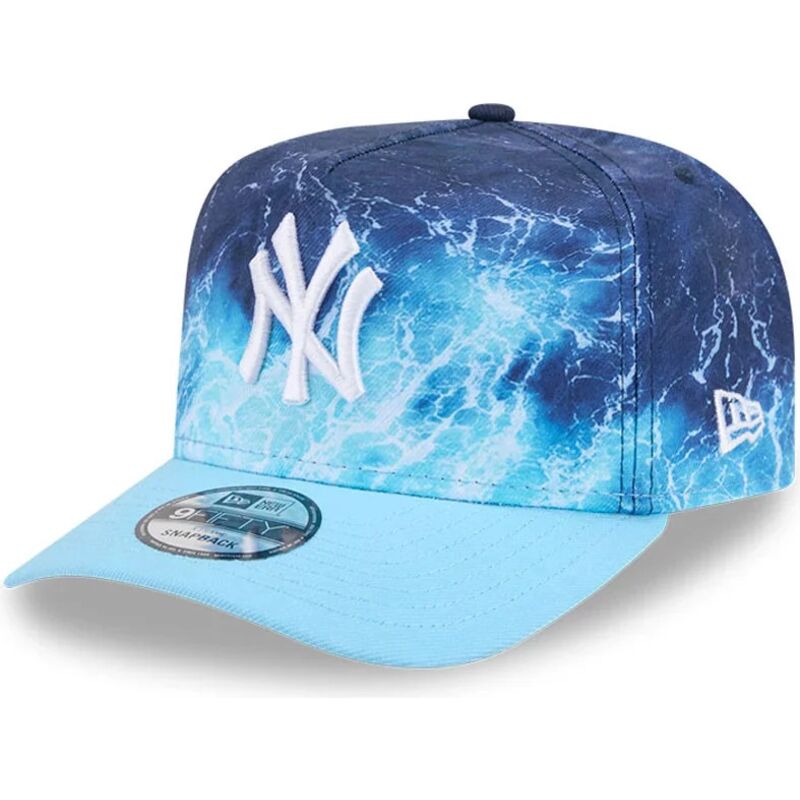 mutzen-gebogen-blau-snapback-9fifty-a-frame-deep-water-der-new-york-yankees-mlb-von-new-era