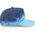 mutzen-gebogen-blau-snapback-9fifty-a-frame-deep-water-der-new-york-yankees-mlb-von-new-era
