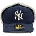 mutzen-gebogen-marineblau-angepasst-59fifty-cord-dog-ear-der-new-york-yankees-mlb-von-new-era