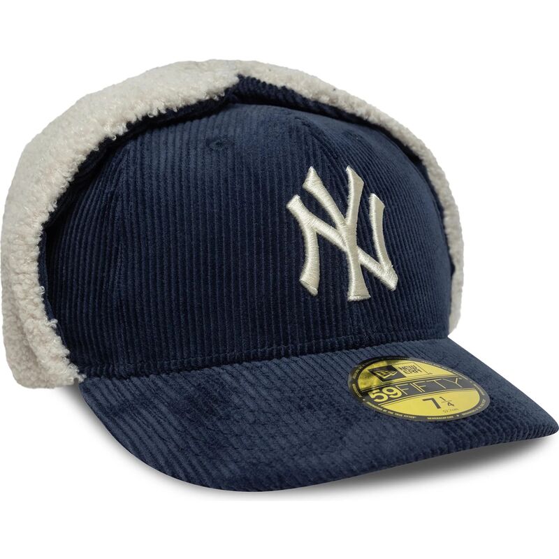 casquette-courbee-bleue-marine-ajustee-59fifty-cord-dog-ear-new-york-yankees-mlb-new-era casquette-courbee-bleue-marine-ajustee-59fifty-cord-dog-ear-new-york-yankees-mlb-new-era