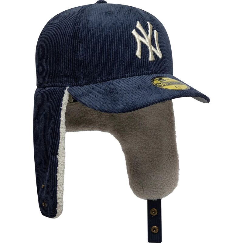 casquette-courbee-bleue-marine-ajustee-59fifty-cord-dog-ear-new-york-yankees-mlb-new-era casquette-courbee-bleue-marine-ajustee-59fifty-cord-dog-ear-new-york-yankees-mlb-new-era