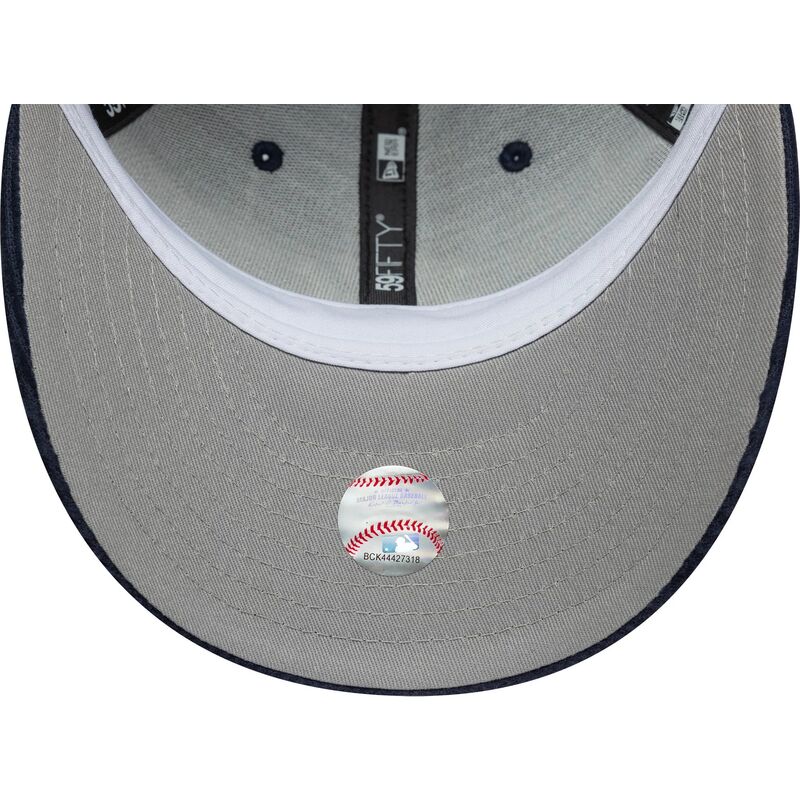 casquette-courbee-bleue-marine-ajustee-59fifty-cord-dog-ear-new-york-yankees-mlb-new-era casquette-courbee-bleue-marine-ajustee-59fifty-cord-dog-ear-new-york-yankees-mlb-new-era