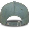 mutzen-gebogen-blau-verstellbares-band-9twenty-denim-der-los-angeles-dodgers-mlb-von-new-era