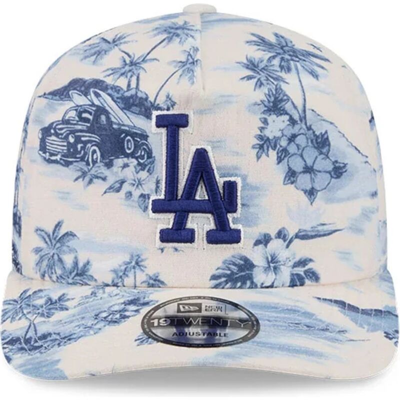 mutzen-gebogen-blau-snapback-19twenty-tropics-der-los-angeles-dodgers-mlb-von-new-era