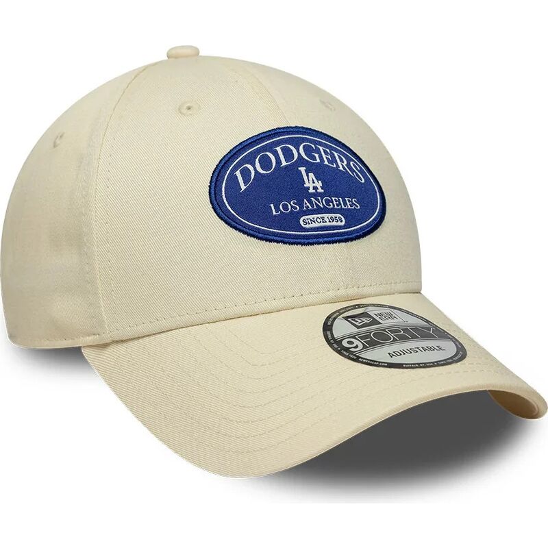 mutzen-gebogen-creme-verstellbares-band-9forty-patch-der-los-angeles-dodgers-mlb-von-new-era mutzen-gebogen-creme-verstellbares-band-9forty-patch-der-los-angeles-dodgers-mlb-von-new-era
