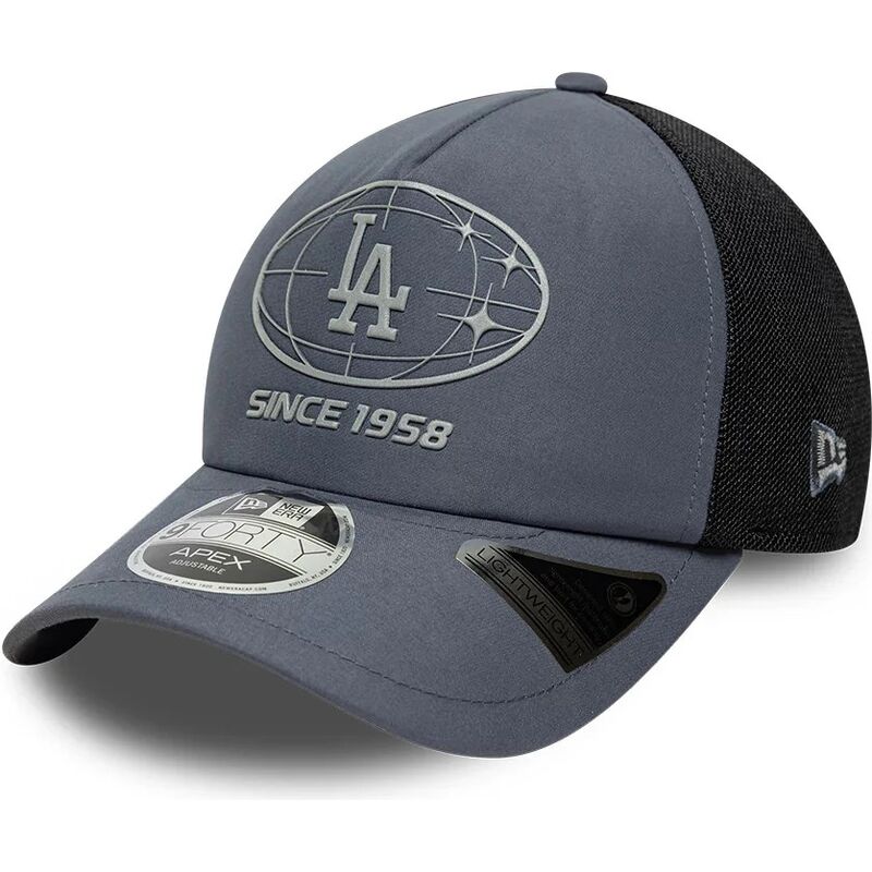 casquette-trucker-grise-et-noire-9forty-apex-graphic-los-angeles-dodgers-mlb-new-era