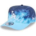 mutzen-gebogen-blau-snapback-9fifty-a-frame-deep-water-der-los-angeles-dodgers-mlb-von-new-era