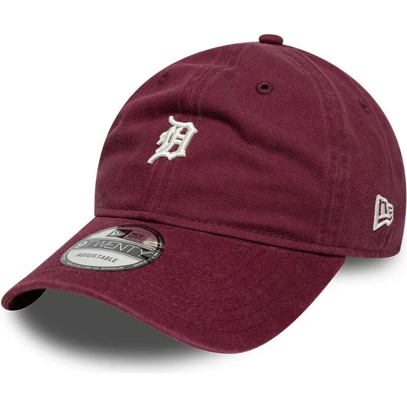 casquette-courbee-grenat-ajustable-9twenty-mini-logo-detroit-tigers-mlb-new-era casquette-courbee-grenat-ajustable-9twenty-mini-logo-detroit-tigers-mlb-new-era