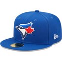 mutzen-flach-blau-angepasst-59fifty-ac-perf-der-toronto-blue-jays-mlb-von-new-era