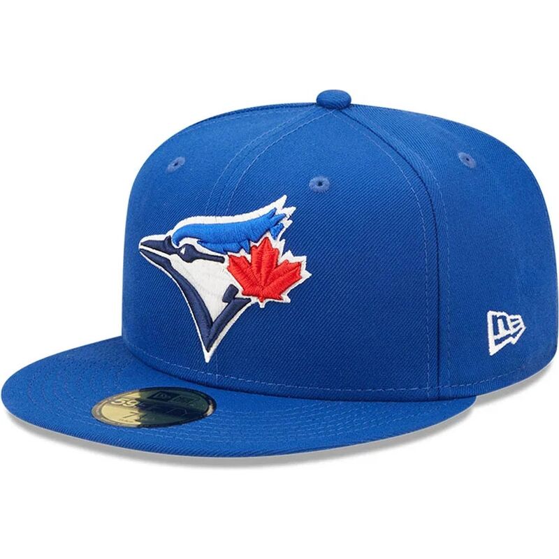 casquette-plate-bleue-ajustee-59fifty-ac-perf-toronto-blue-jays-mlb-new-era