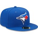 mutzen-flach-blau-angepasst-59fifty-ac-perf-der-toronto-blue-jays-mlb-von-new-era