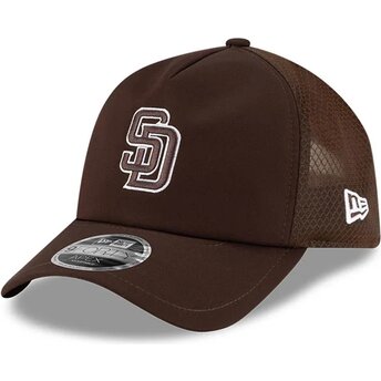 Casquette trucker marron 9FORTY APEX Batting Practice San Diego Padres MLB New Era