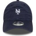 mutzen-gebogen-marineblau-verstellbares-band-9twenty-washed-mini-der-new-york-mets-mlb-von-new-era