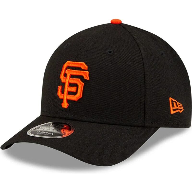 casquette-courbee-noire-snapback-avec-logo-orange-9forty-m-crown-player-replica-san-francisco-giants-mlb-new-era
