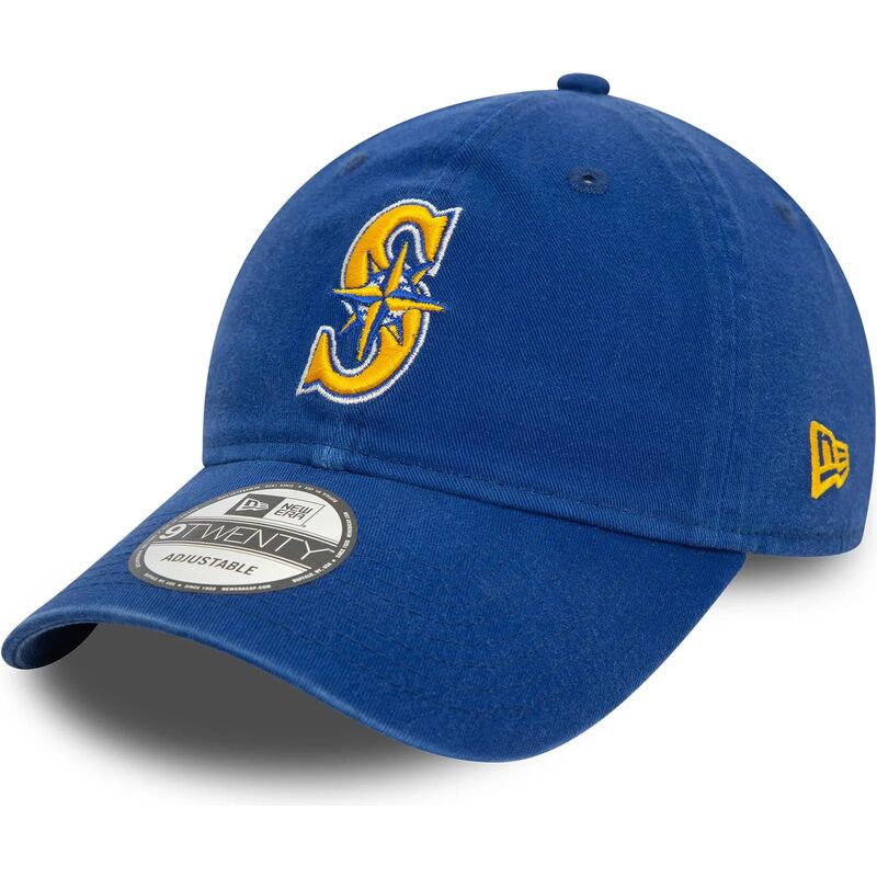 casquette-courbee-bleue-ajustable-9twenty-core-classic-seattle-mariners-mlb-new-era