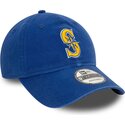 casquette-courbee-bleue-ajustable-9twenty-core-classic-seattle-mariners-mlb-new-era