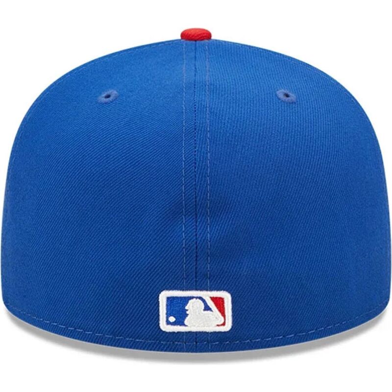 casquette-plate-bleue-ajustee-59fifty-ac-perf-chicago-cubs-mlb-new-era