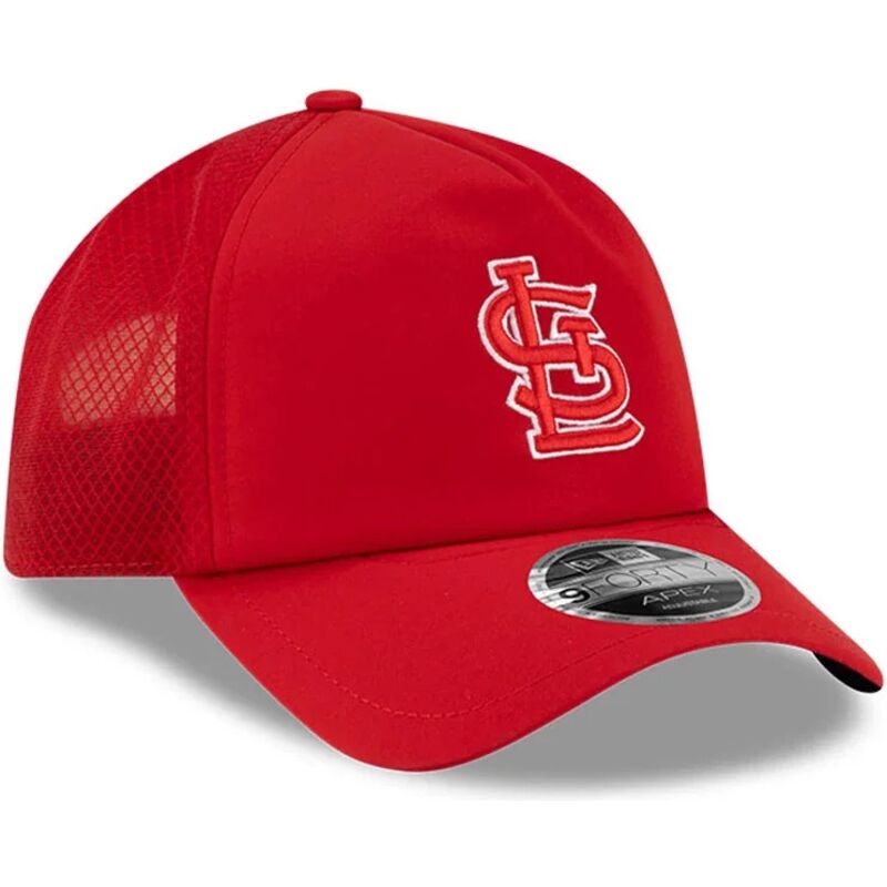 casquette-trucker-rouge-9forty-apex-batting-practice-st-louis-cardinals-mlb-new-era casquette-trucker-rouge-9forty-apex-batting-practice-st-louis-cardinals-mlb-new-era