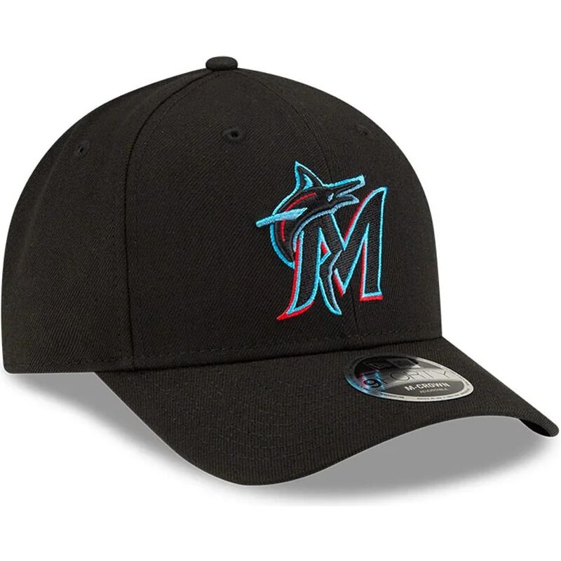 mutzen-gebogen-schwarz-snapback-9forty-m-crown-player-replica-der-miami-marlins-mlb-von-new-era