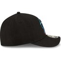 mutzen-gebogen-schwarz-snapback-9forty-m-crown-player-replica-der-miami-marlins-mlb-von-new-era
