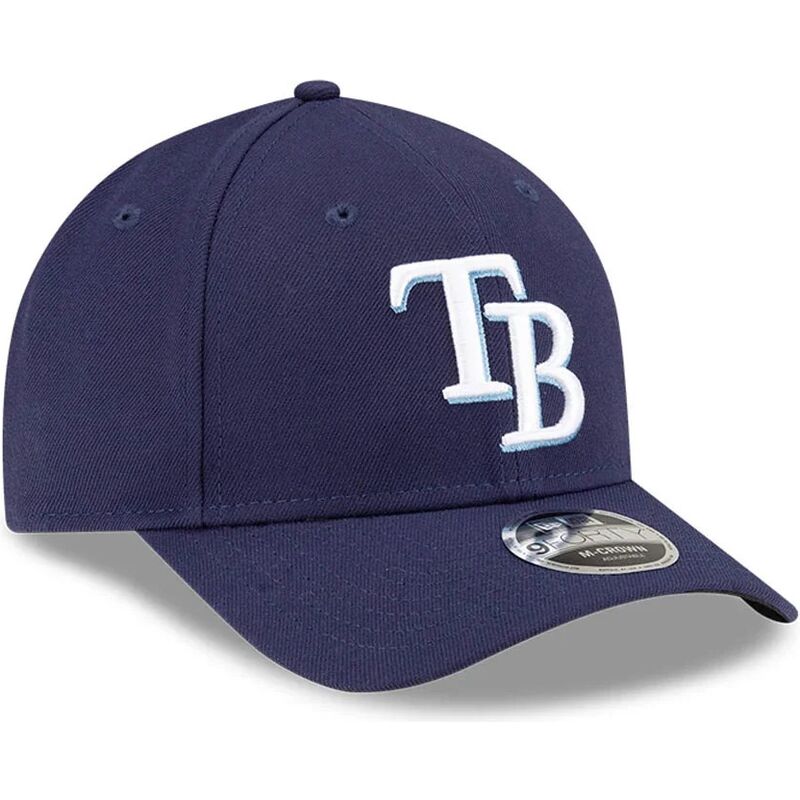 mutzen-gebogen-marineblau-snapback-9forty-m-crown-player-replica-der-tampa-bay-rays-mlb-von-new-era