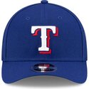 mutzen-gebogen-blau-snapback-9forty-m-crown-player-replica-der-texas-rangers-mlb-von-new-era