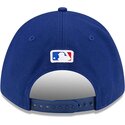 mutzen-gebogen-blau-snapback-9forty-m-crown-player-replica-der-texas-rangers-mlb-von-new-era
