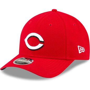 Mützen gebogen rot snapback 9FORTY M-Crown Player Replica der Cincinnati Reds MLB von New Era