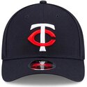 casquette-courbee-bleue-marine-snapback-9forty-m-crown-player-replica-minnesota-twins-mlb-new-era