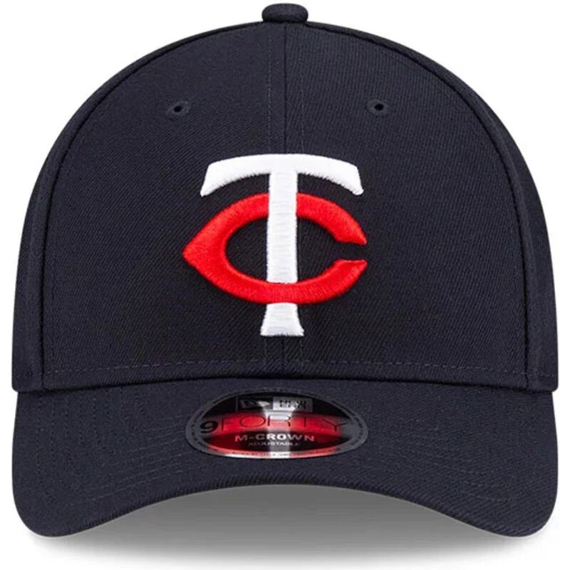 casquette-courbee-bleue-marine-snapback-9forty-m-crown-player-replica-minnesota-twins-mlb-new-era