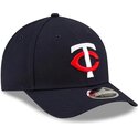 mutzen-gebogen-marineblau-snapback-9forty-m-crown-player-replica-der-minnesota-twins-mlb-von-new-era