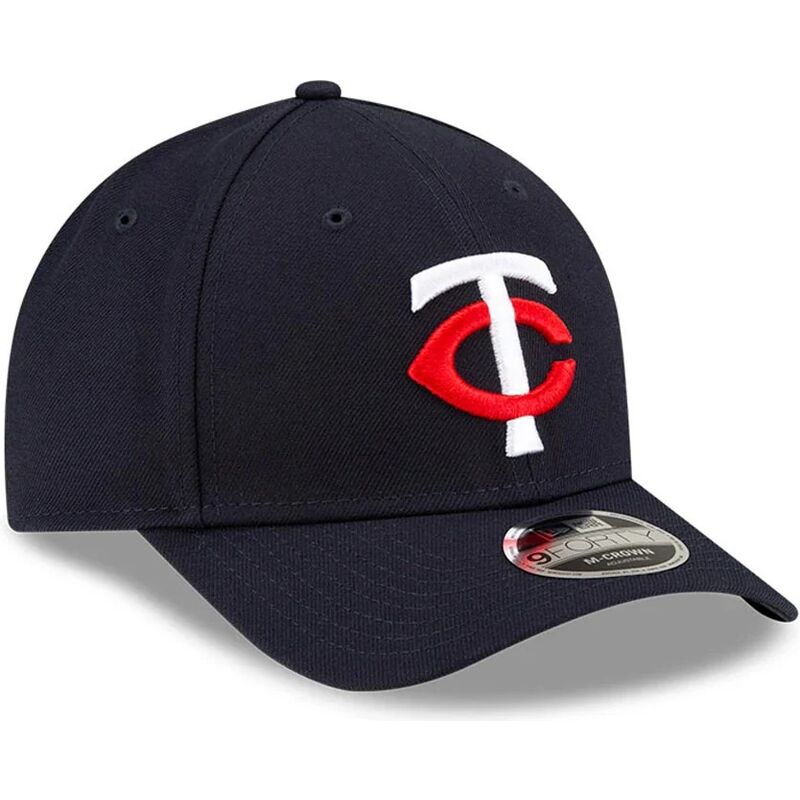 mutzen-gebogen-marineblau-snapback-9forty-m-crown-player-replica-der-minnesota-twins-mlb-von-new-era