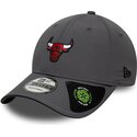 casquette-courbee-grise-ajustable-9forty-recycled-chicago-bulls-nba-new-era