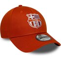 casquette-courbee-orange-ajustable-9forty-seasonal-fc-barcelona-laliga-new-era