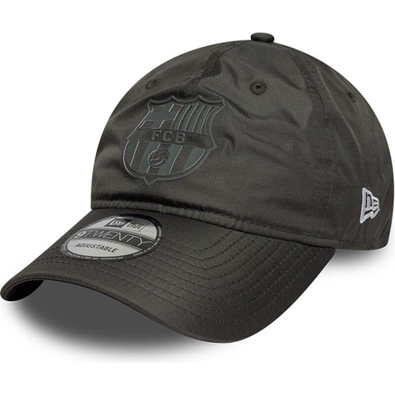 casquette-courbee-grise-ajustable-9twenty-ripstop-fc-barcelona-laliga-new-era