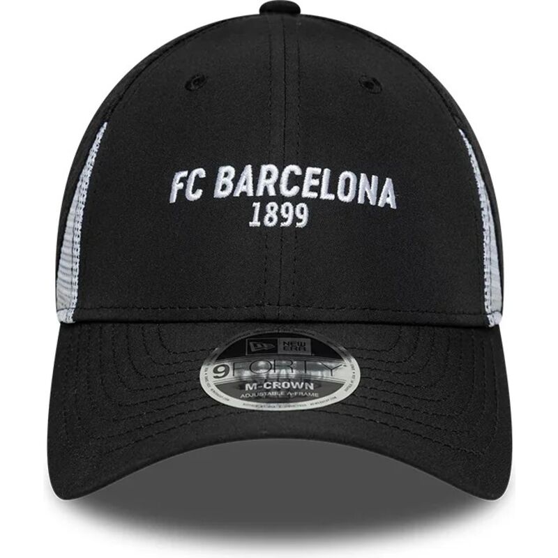 mutzen-gebogen-schwarz-snapback-9forty-m-crown-featherweight-poly-der-fc-barcelona-laliga-von-new-era