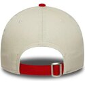 casquette-courbee-beige-et-rouge-ajustable-pour-enfant-9forty-contrast-manchester-united-football-club-premier-league-new-era