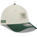 casquette-courbee-verte-et-beige-ajustee-39thirty-m-crown-training-2026-green-bay-packers-nfl-new-era