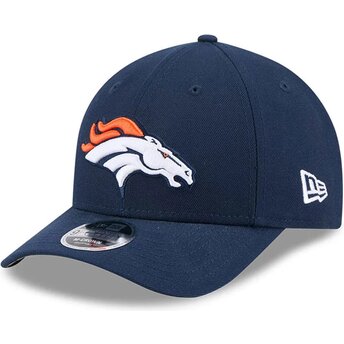Casquette courbée bleue marine snapback 9FORTY M-Crown Team Denver Broncos NFL New Era
