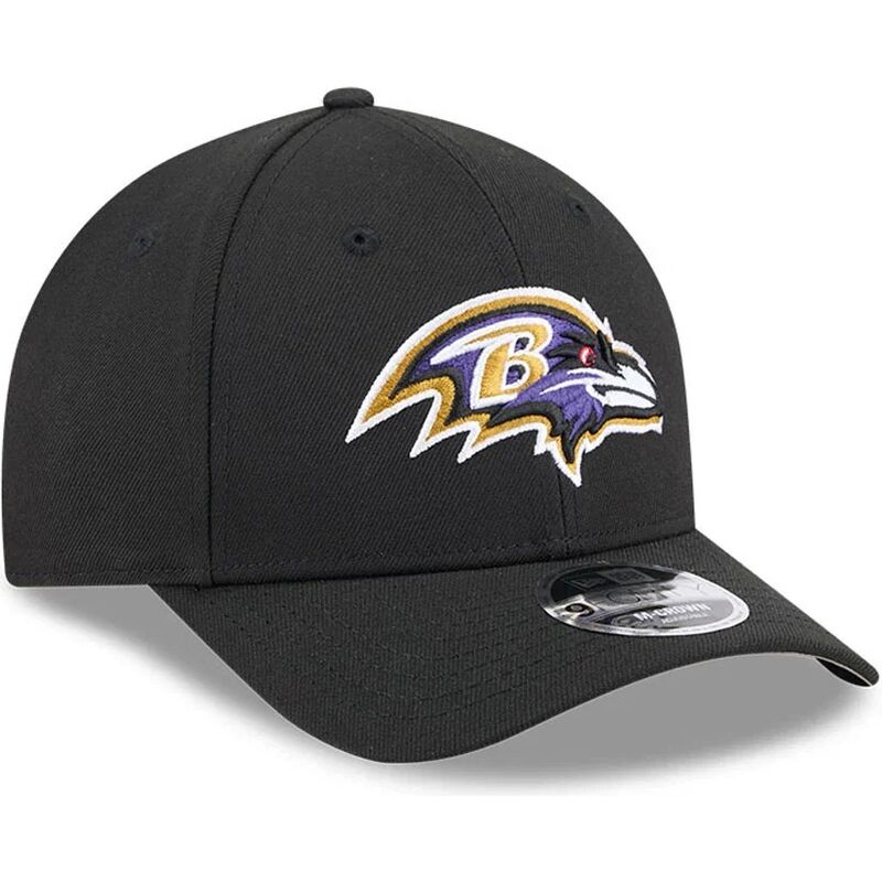 casquette-courbee-noire-snapback-9forty-m-crown-team-baltimore-ravens-nfl-new-era