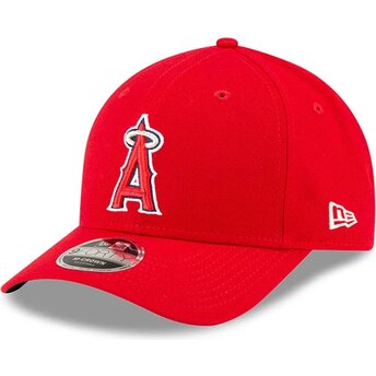 Casquette courbée rouge snapback 9FORTY M-Crown Player Replica Los Angeles Angels MLB New Era