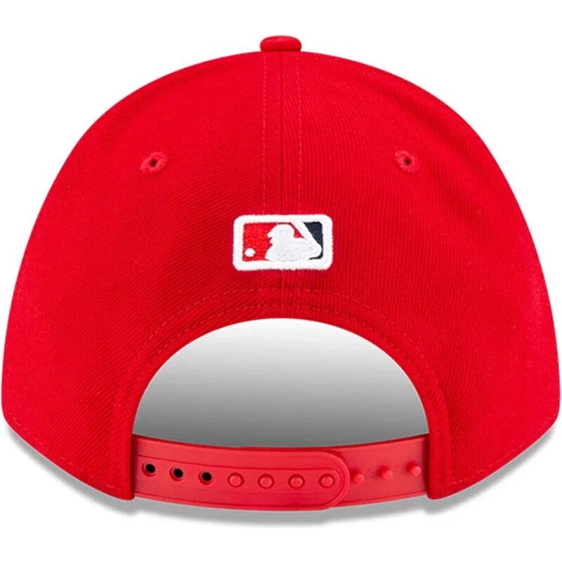 mutzen-gebogen-rot-snapback-9forty-m-crown-player-replica-der-los-angeles-angels-mlb-von-new-era