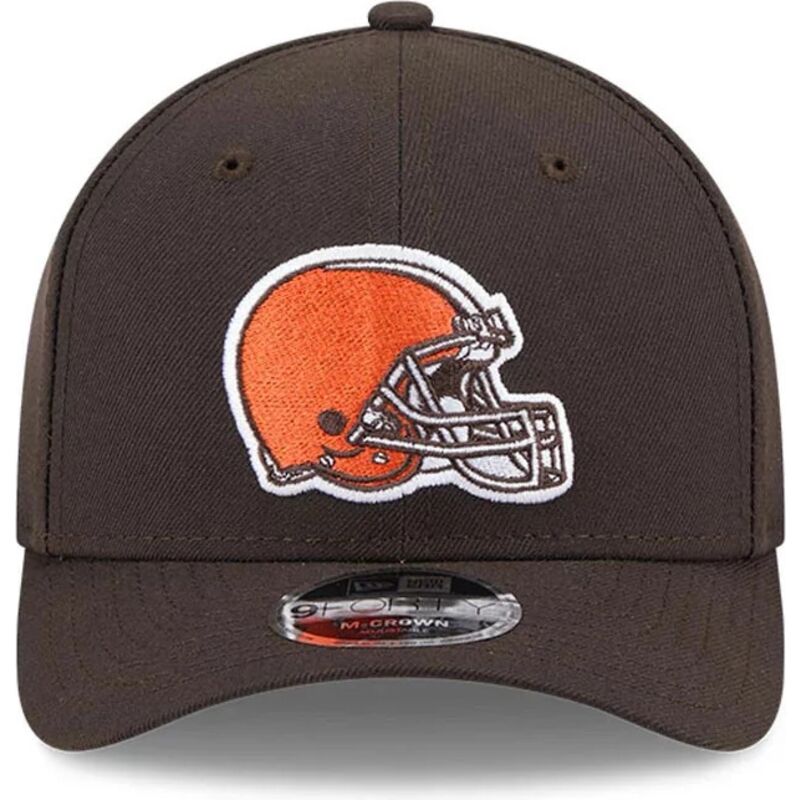 casquette-courbee-marron-snapback-9forty-m-crown-team-cleveland-browns-nfl-new-era casquette-courbee-marron-snapback-9forty-m-crown-team-cleveland-browns-nfl-new-era