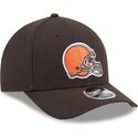 casquette-courbee-marron-snapback-9forty-m-crown-team-cleveland-browns-nfl-new-era
